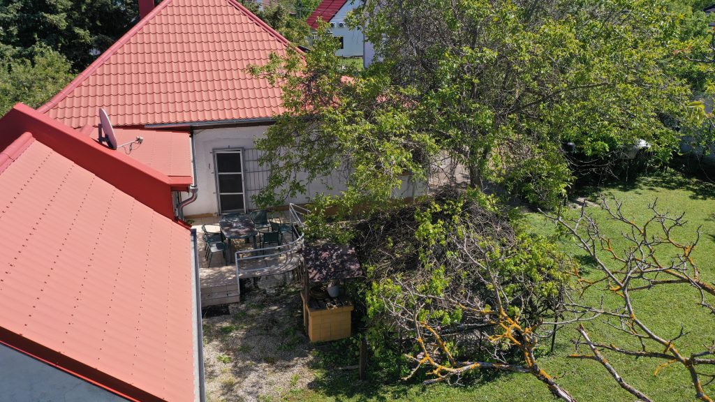 Blick von oben Terasse